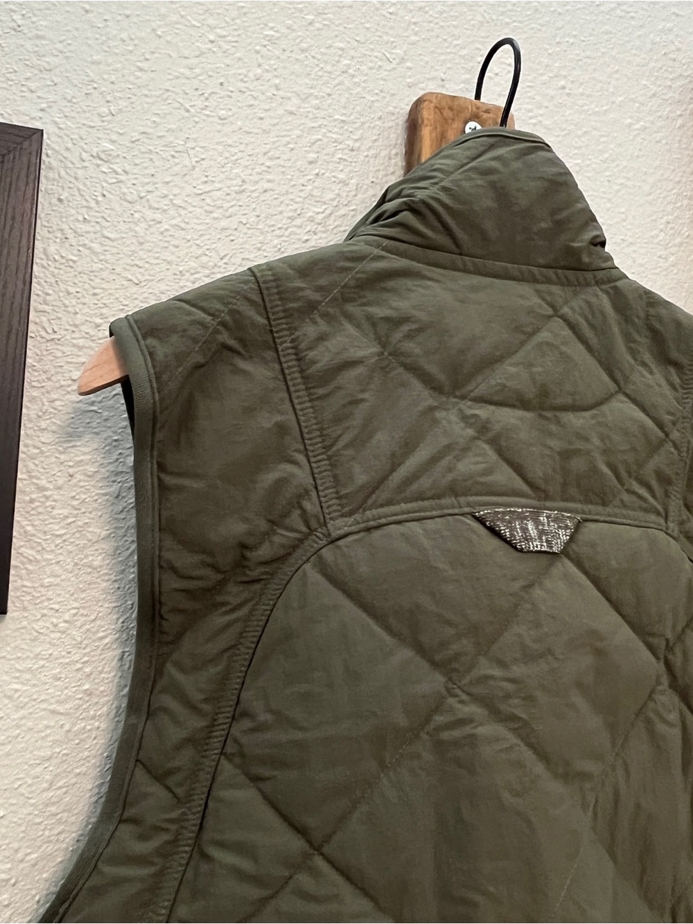 $128 Free People Movement QUINN Quilted Puffer Vest Everglades Size XS - Picture 8 of 12